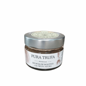 Mermelada gourmet de boletus con trufa negra tuber melanosporum